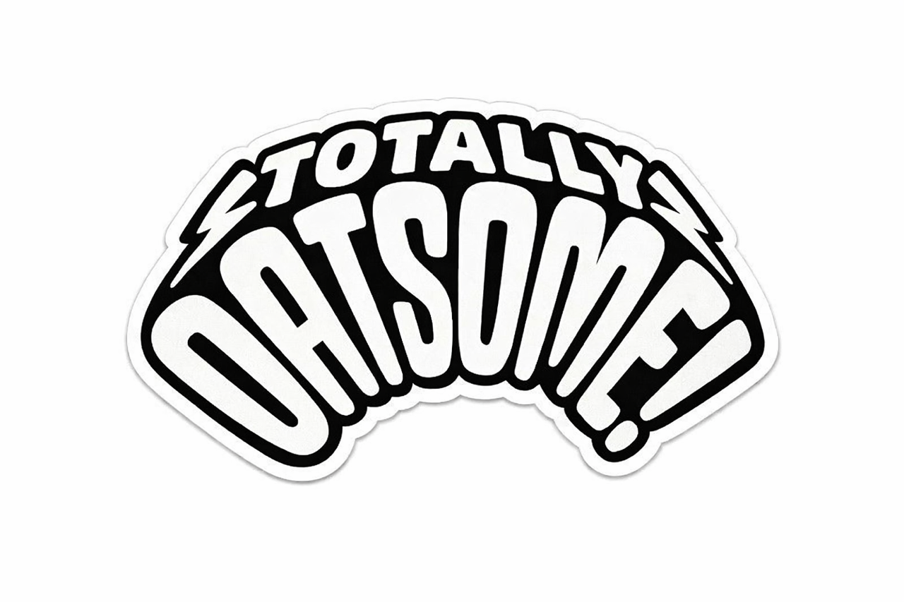Totally Oatsome Vinyl Sticker