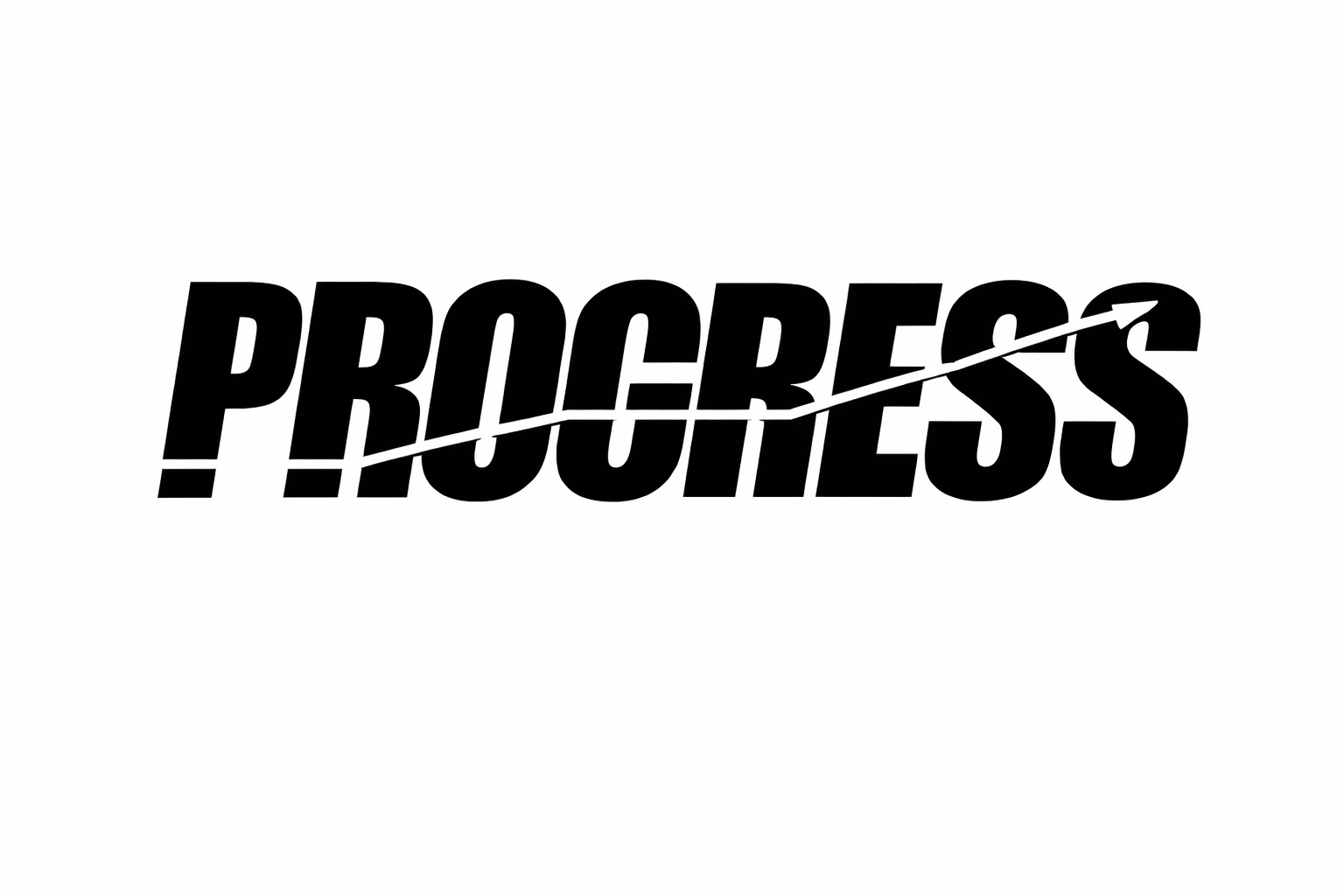 Progress Vinyl Sticker