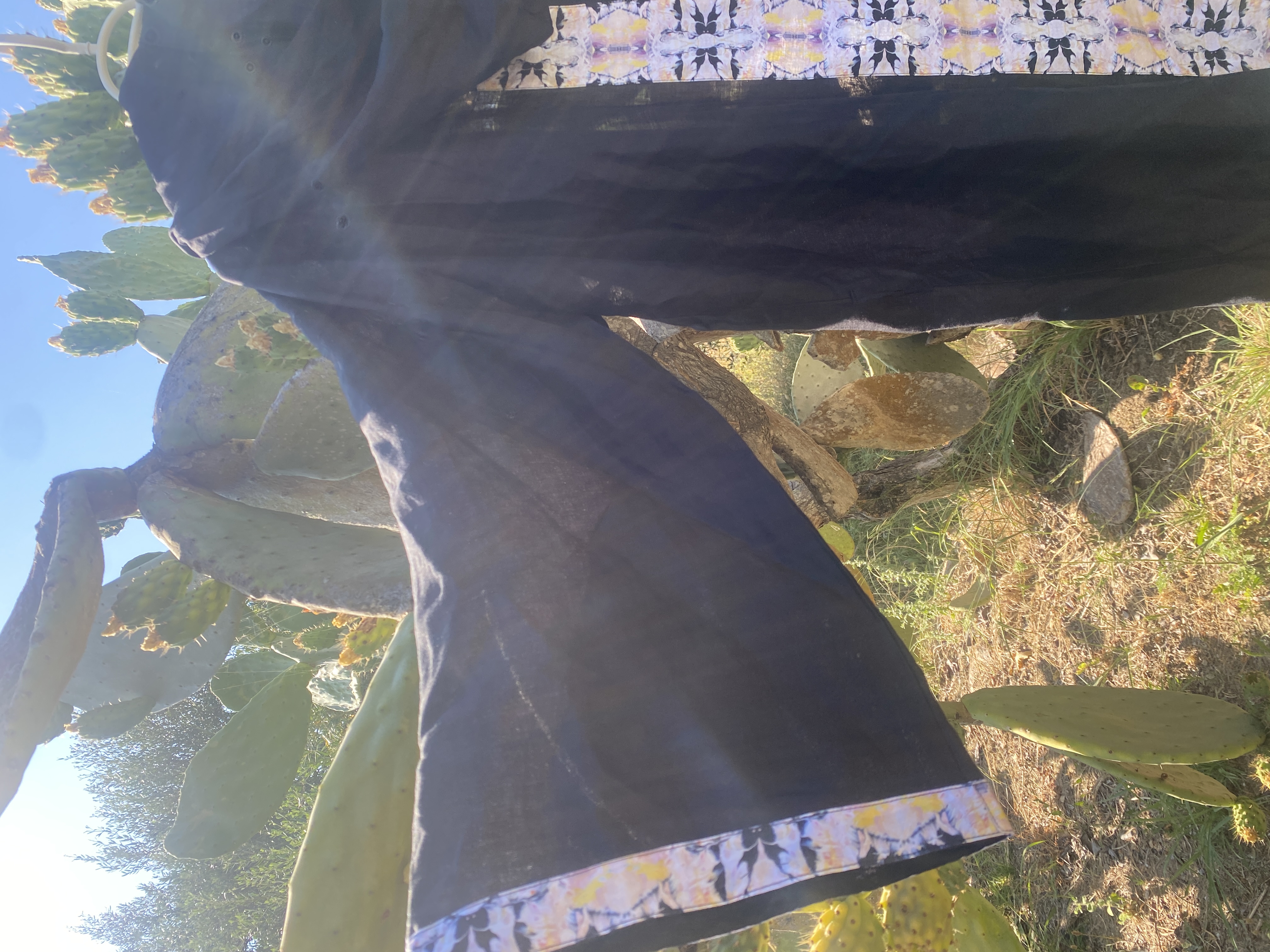  organic and fairwear Exclusive Artisan Kimono black