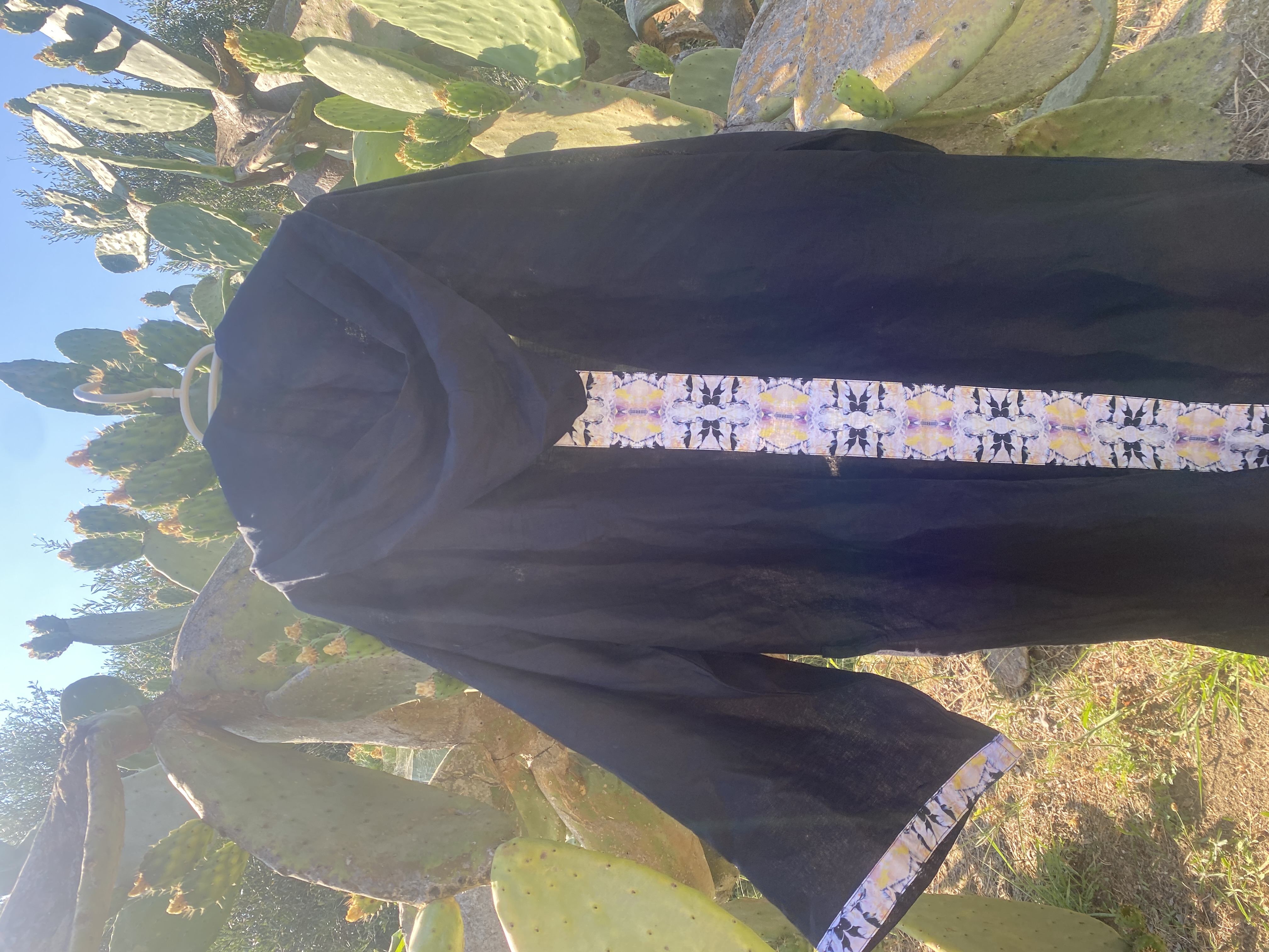  organic and fairwear Exclusive Artisan Kimono black