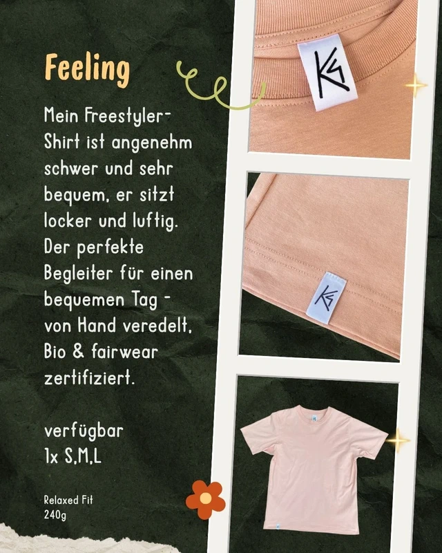 Limited Edition Art T-Shirtm, organic and fairwear