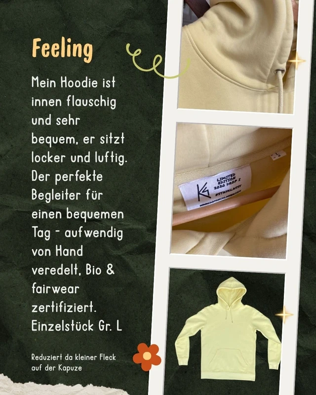 Colorful Art Hoodie L organic & fairwear