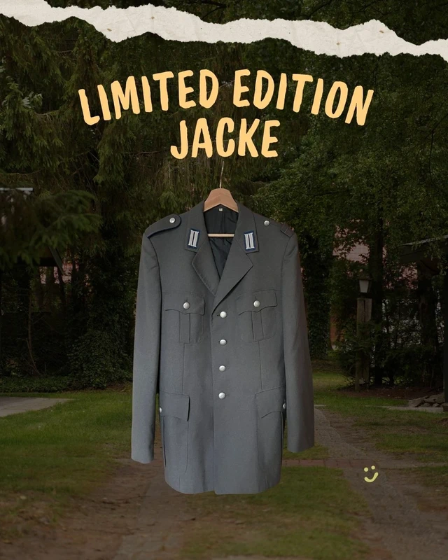 Limited Edition Upcycled Uniform-Jacket 