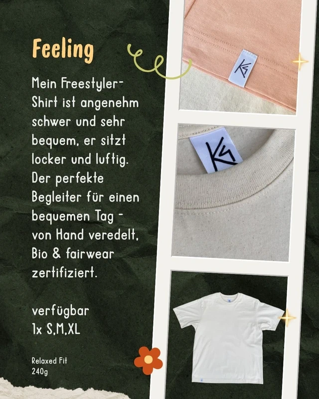 Freestyler Art T-Shirt organic and fairwear