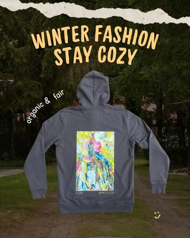 Limited Edition Art Hoodie XL Organic & Fairwear unisex
