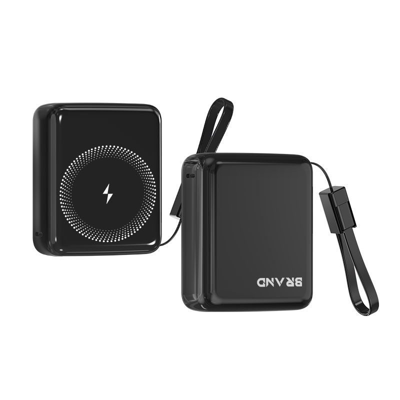 10000mAh Mini Portable Magnetic Wireless Fast Charging Power Bank PY039
