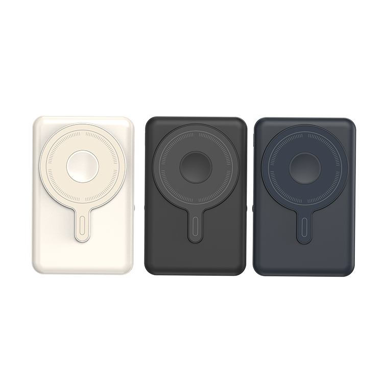 Magnetic Wireless Charging Powr Bank With Built-in Dual Cable PY018