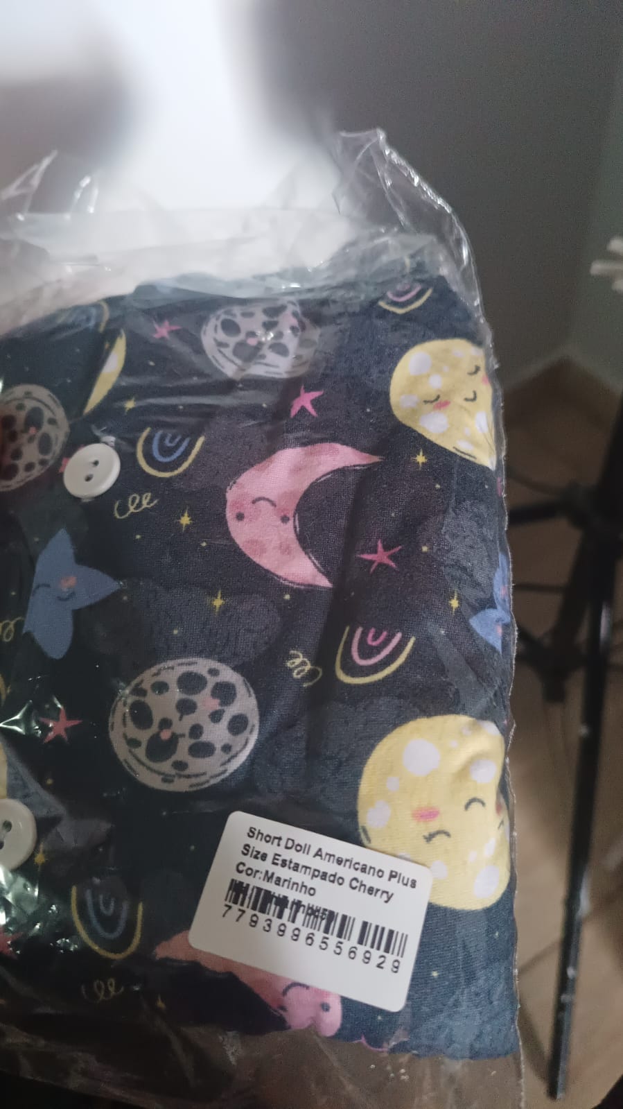 Short Doll Americano Plus Estampado Cherry