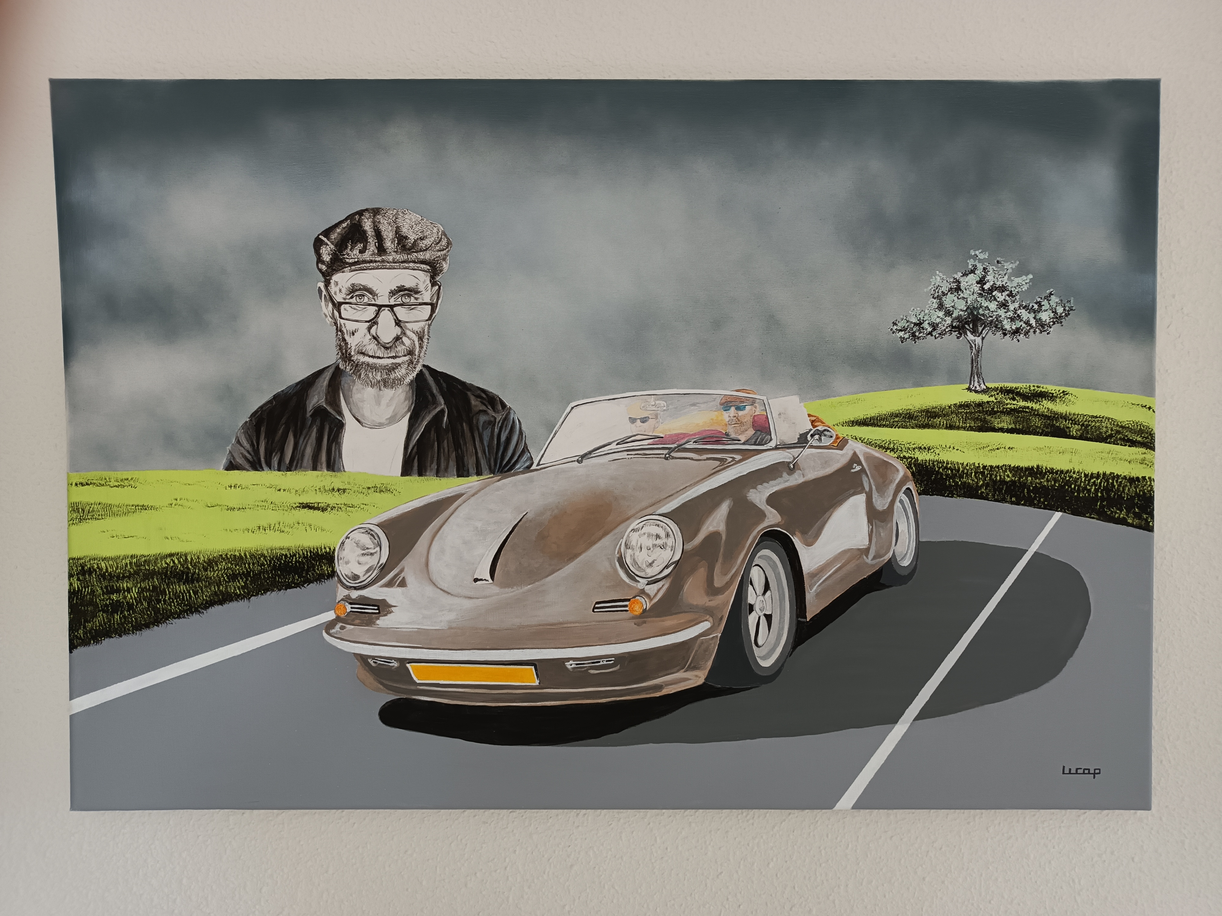 Gunter et sa Porsche