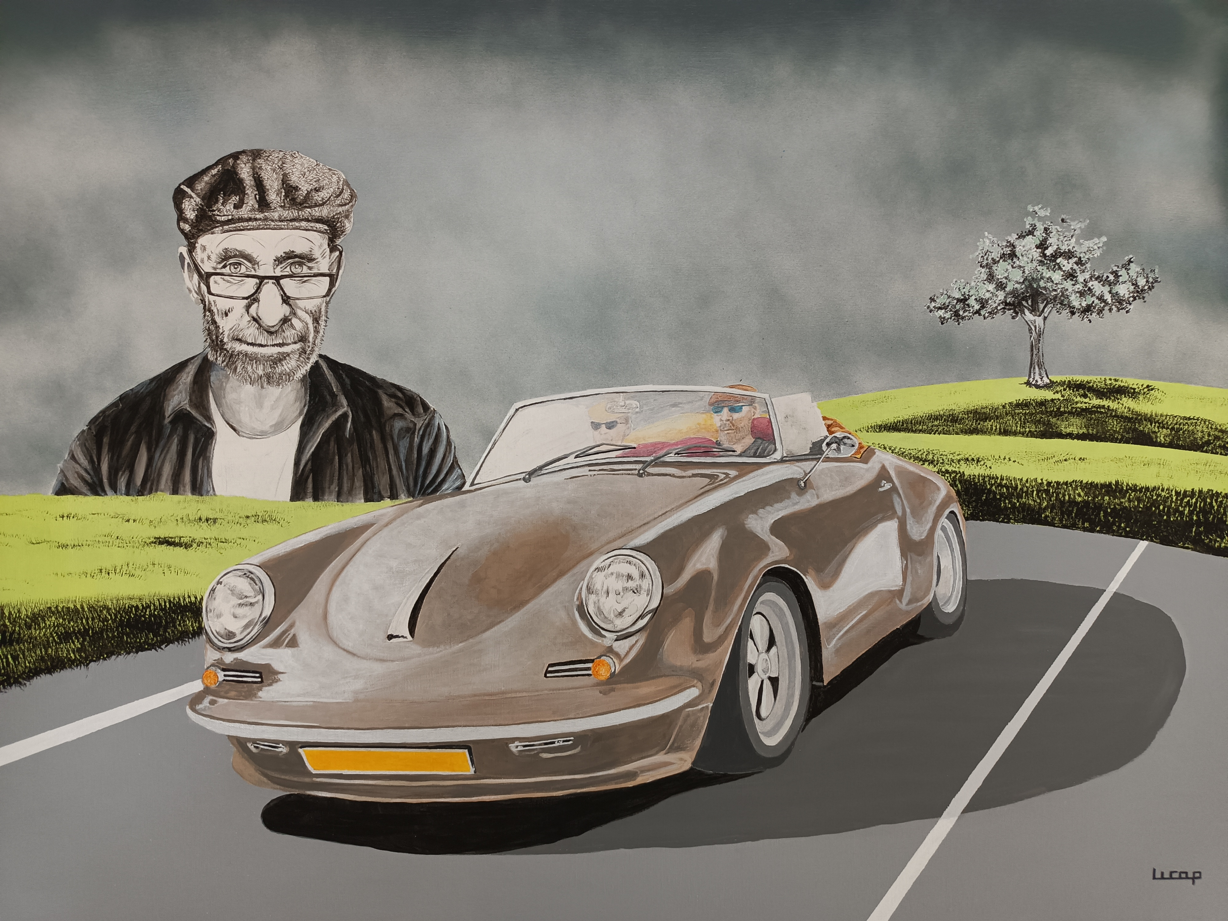 Gunter et sa Porsche
