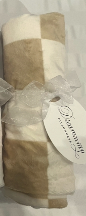 Brown Gingham Pillowcase