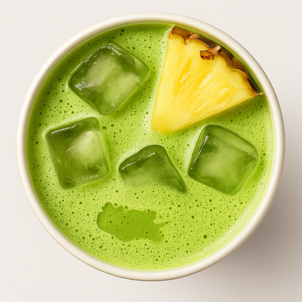 Pina Colada Matcha Ice Latte