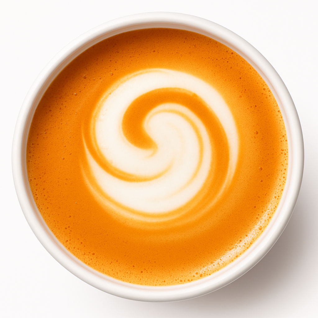 Orange Caramel Latte