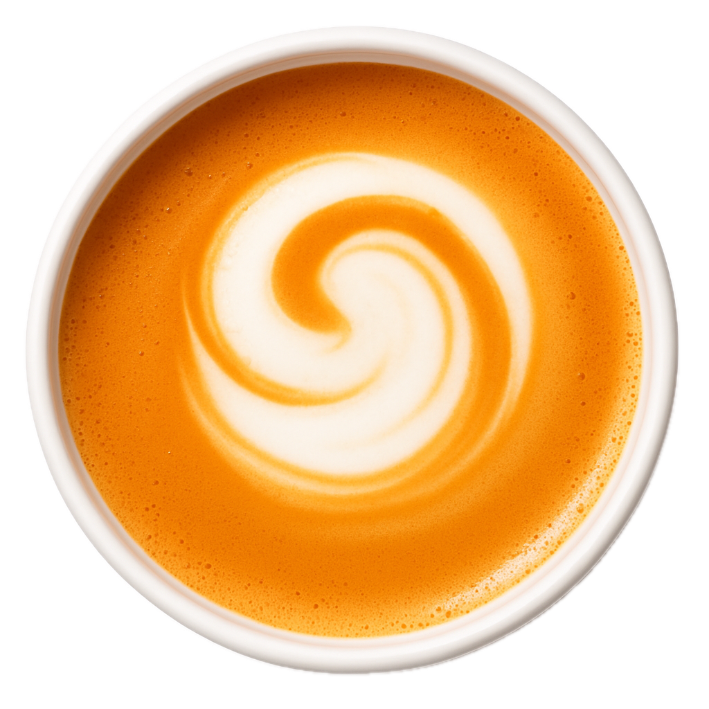 Orange Caramel Latte