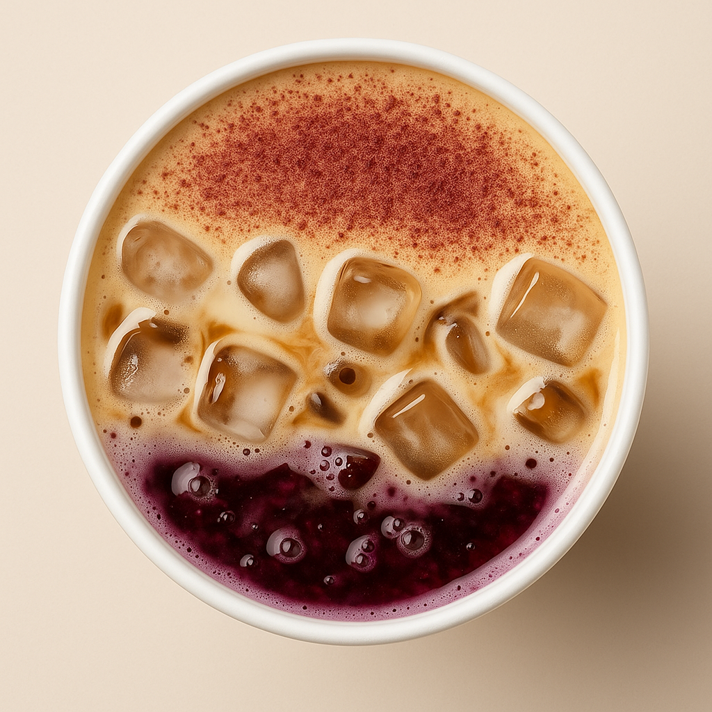 Blackberry Ice Latte