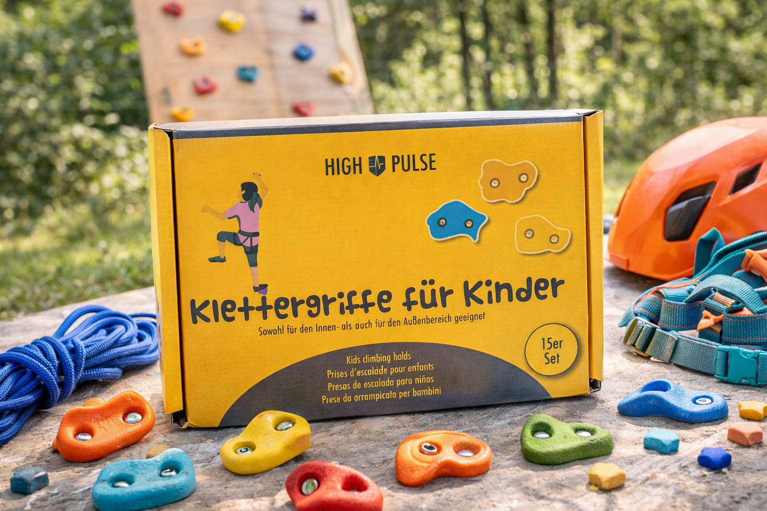 Prises d'escalade pour enfants