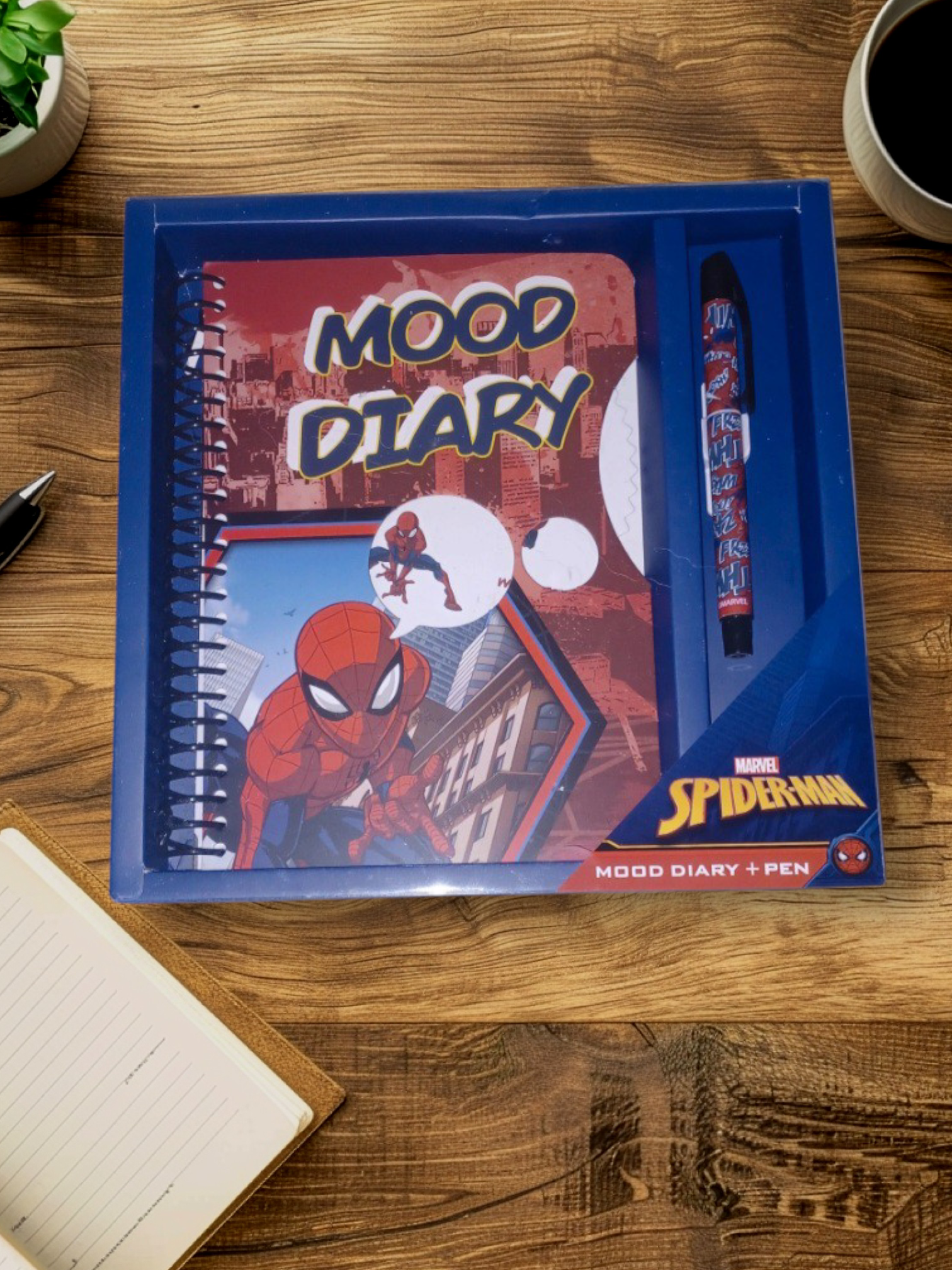 Carnet Mood Diary Spider-Man avec stylo