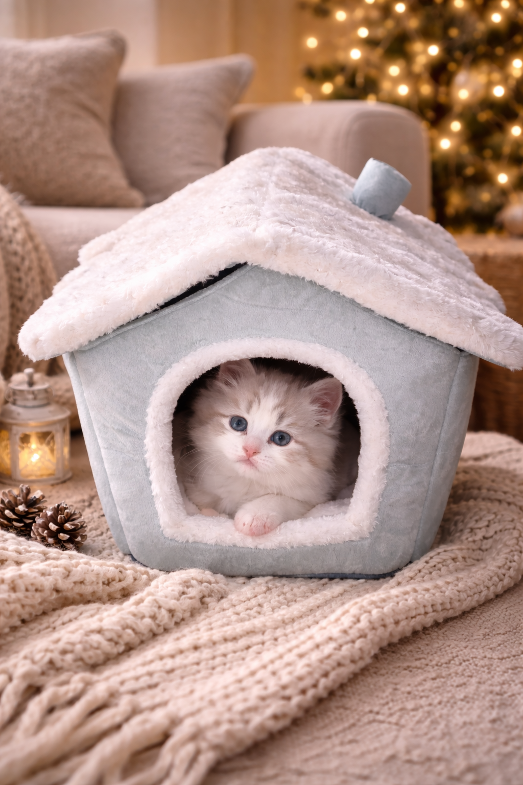 Maison douillette pour animaux