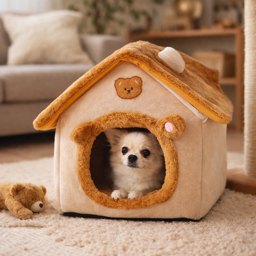 Maison douillette pour petit animal