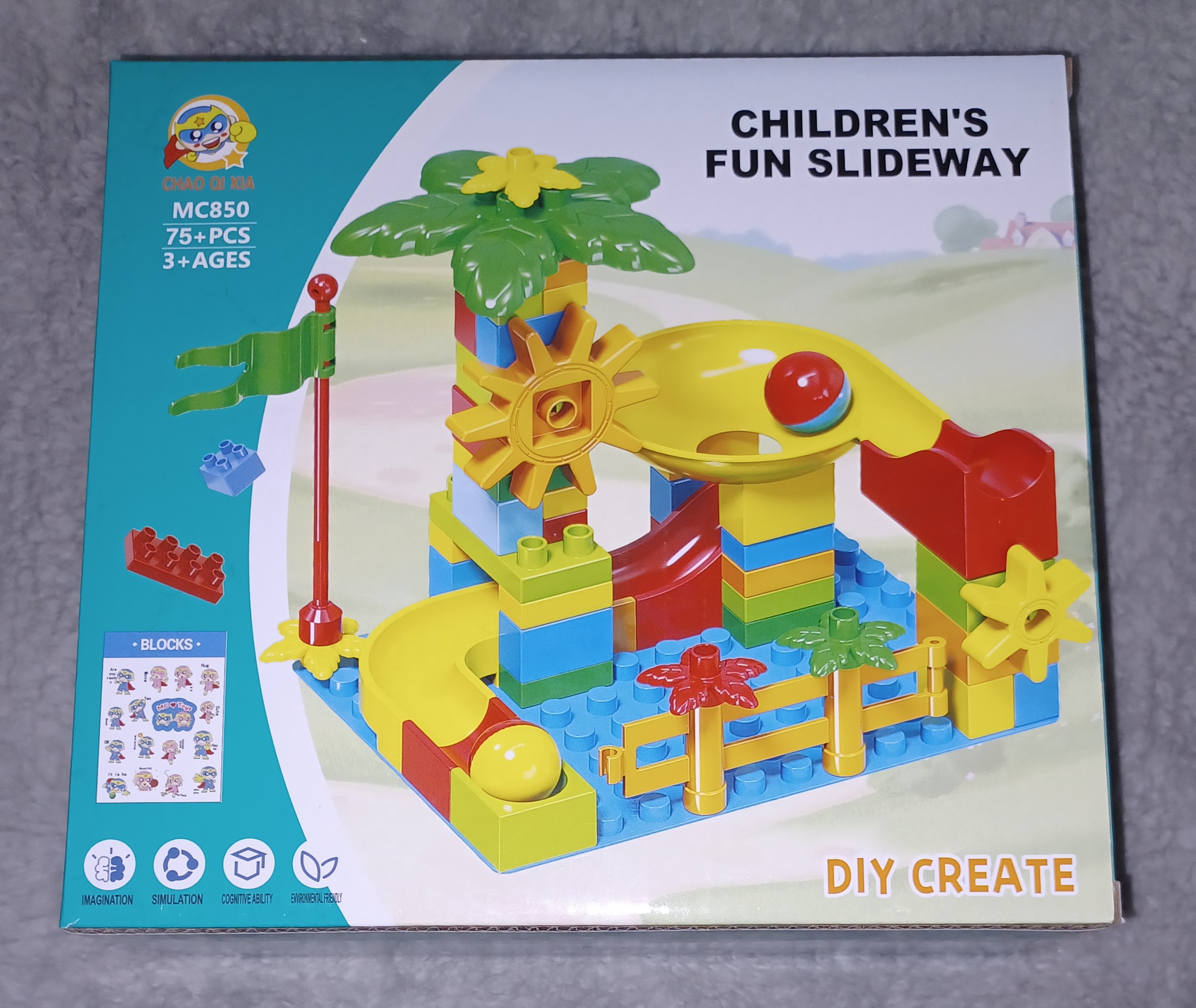 jeu de billes Toboggan amusant pour enfants