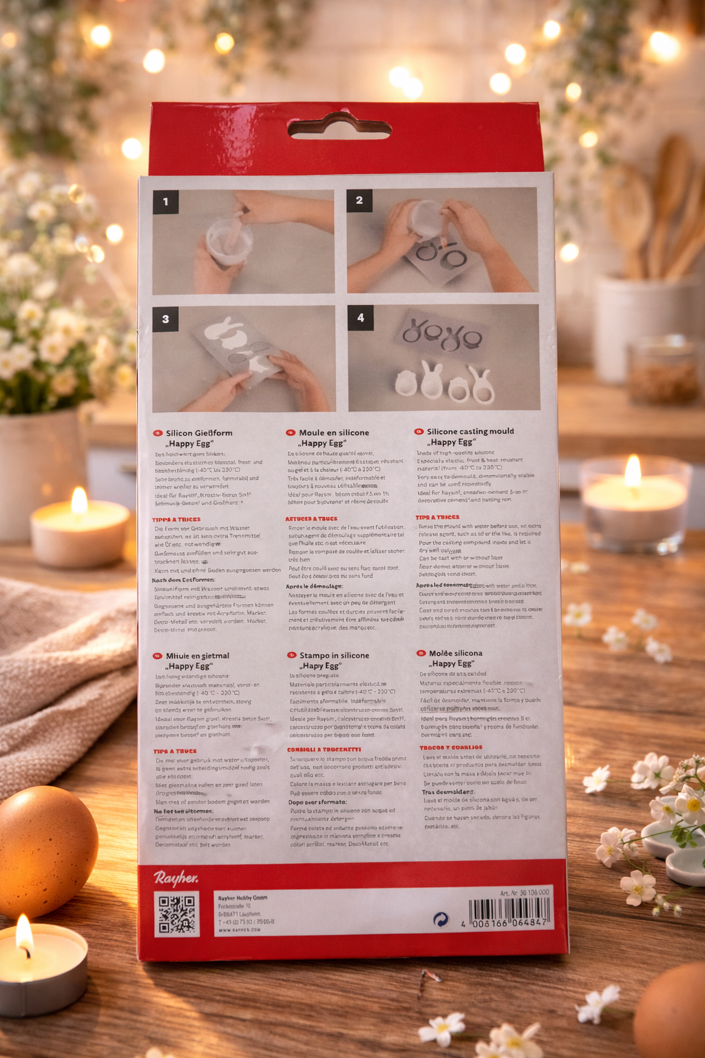 Moule silicone 'Happy Egg'