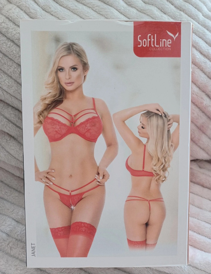 Ensemble lingerie rouge SoftLine