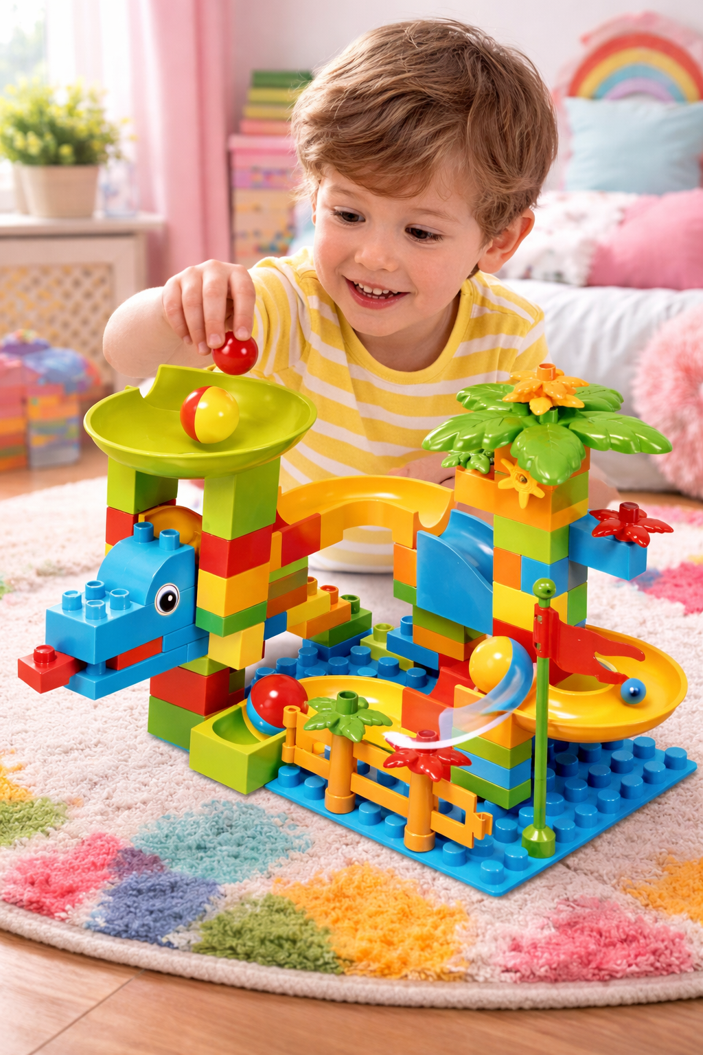 jeu de construction et de billes Toboggan (plusieurs modèles disponibles) 