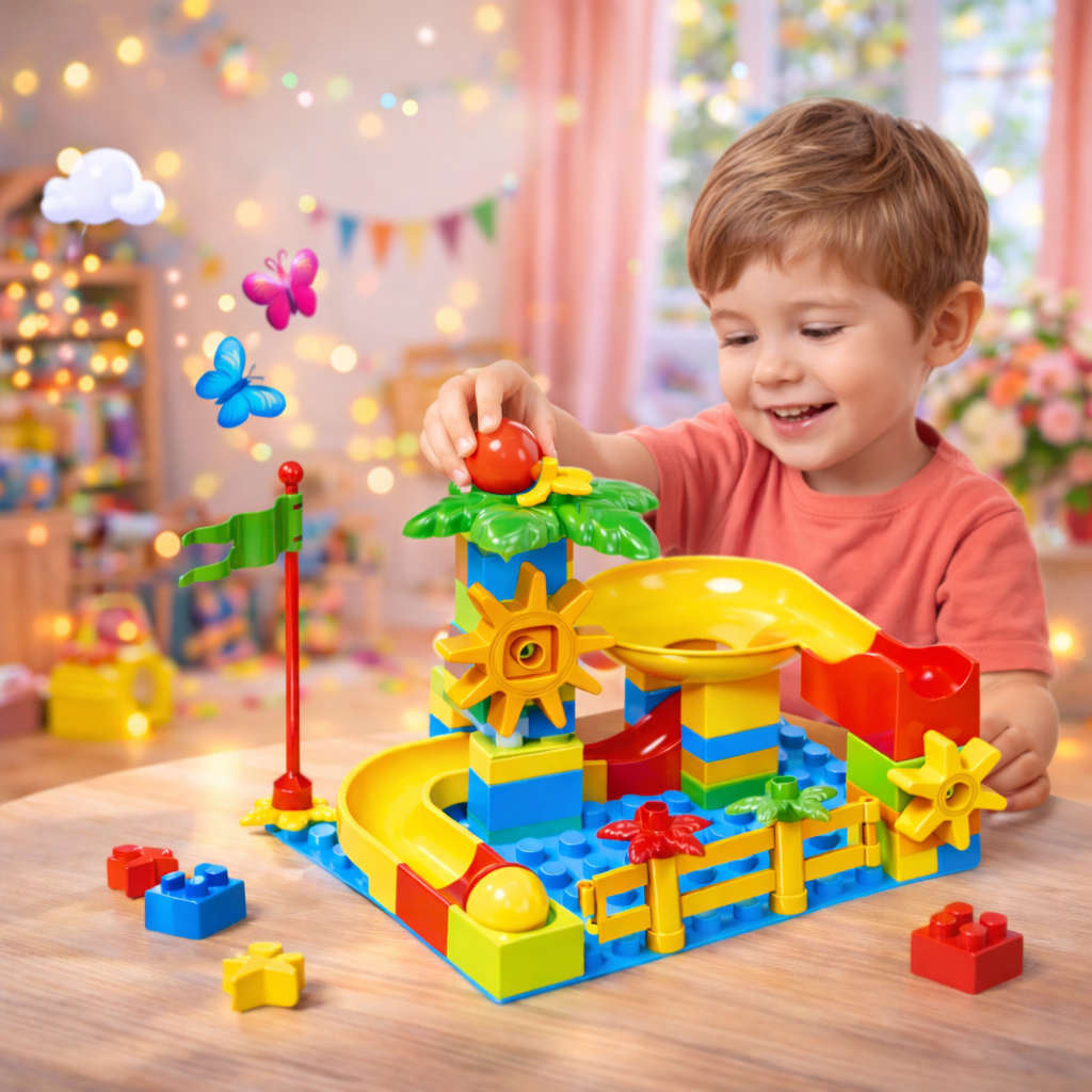 jeu de construction et de billes Toboggan (plusieurs modèles disponibles) 