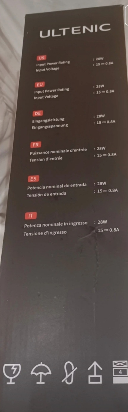 Aspirateur robot Ultenic