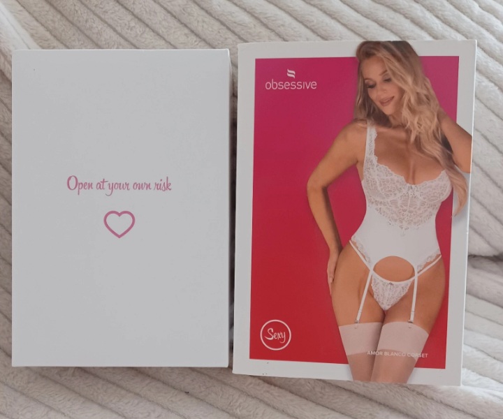 Body en dentelle blanche taille S/M