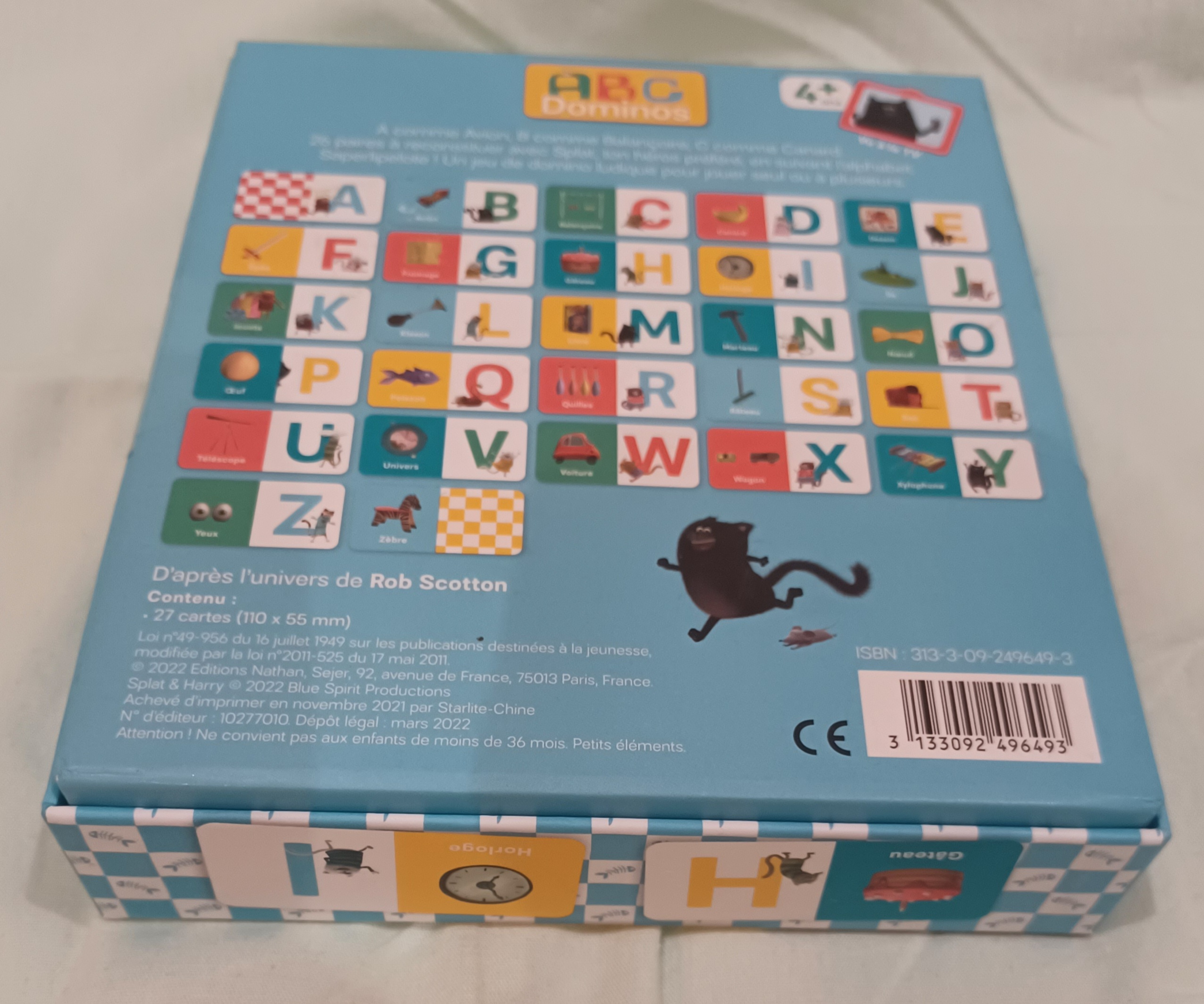 Splat & Harry ABC Dominos