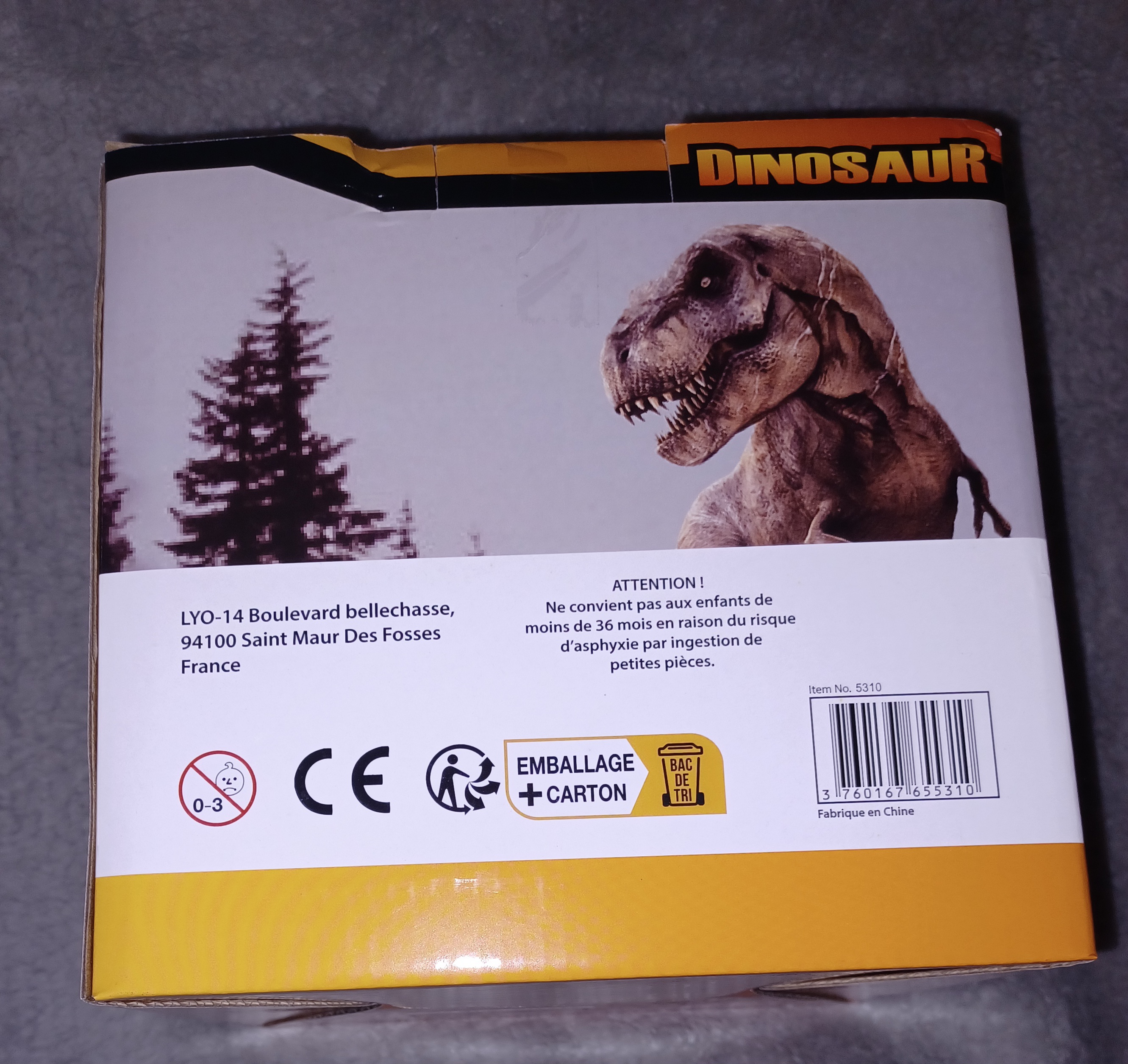 Tirelire dinosaure à peindre