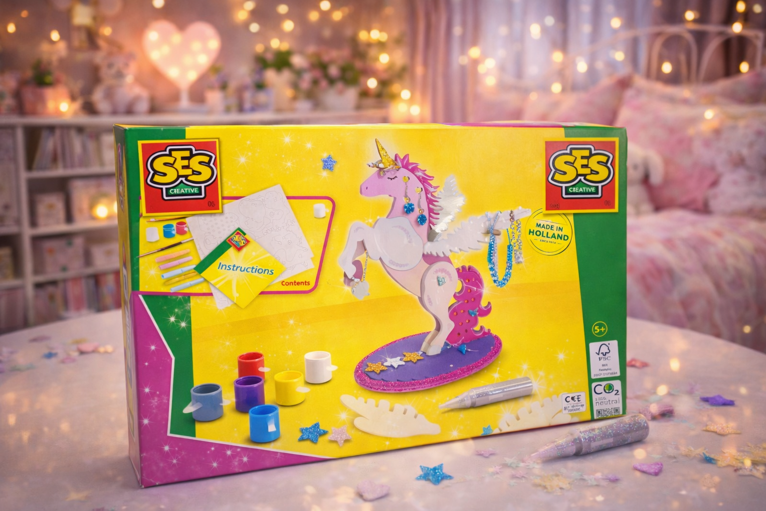 Kit Créatif Licorne à Peindre