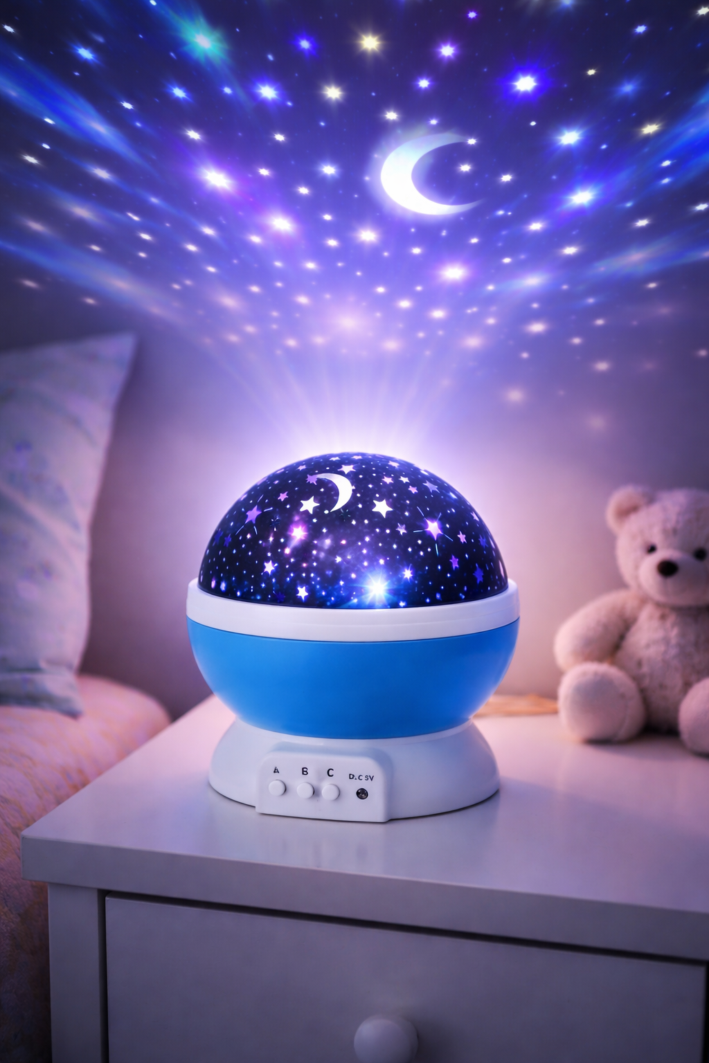 Star Master veilleuse bébé/enfant rotative ciel étoilé