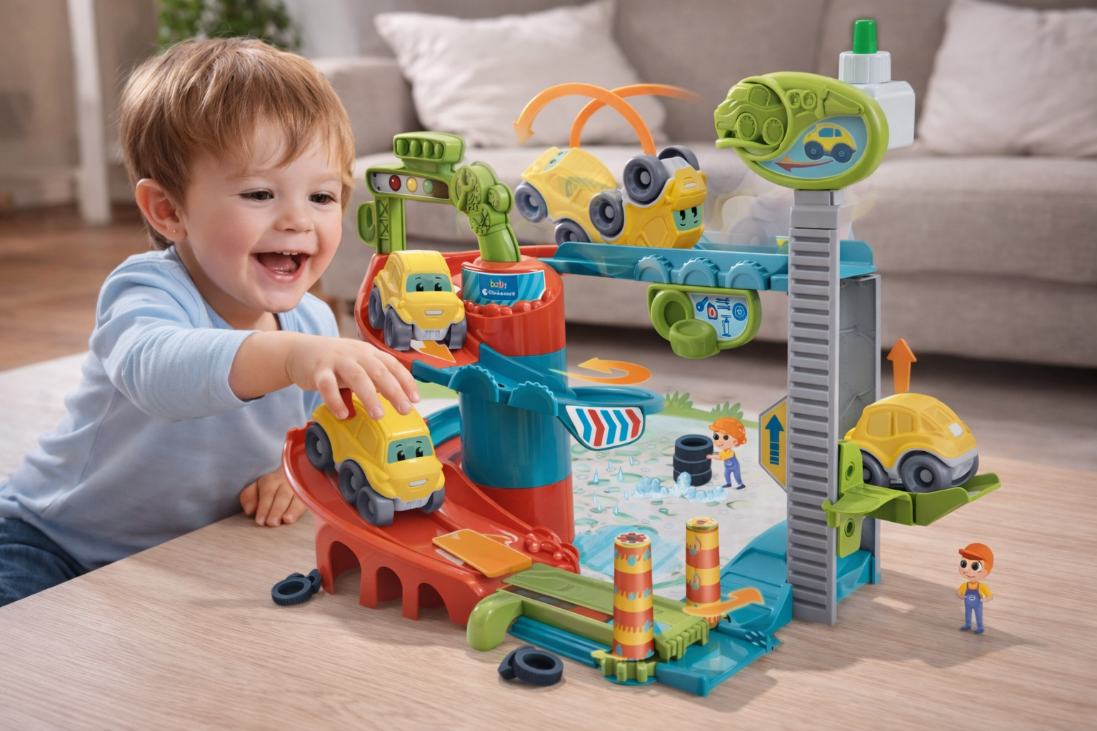 Garage amusant Clementoni