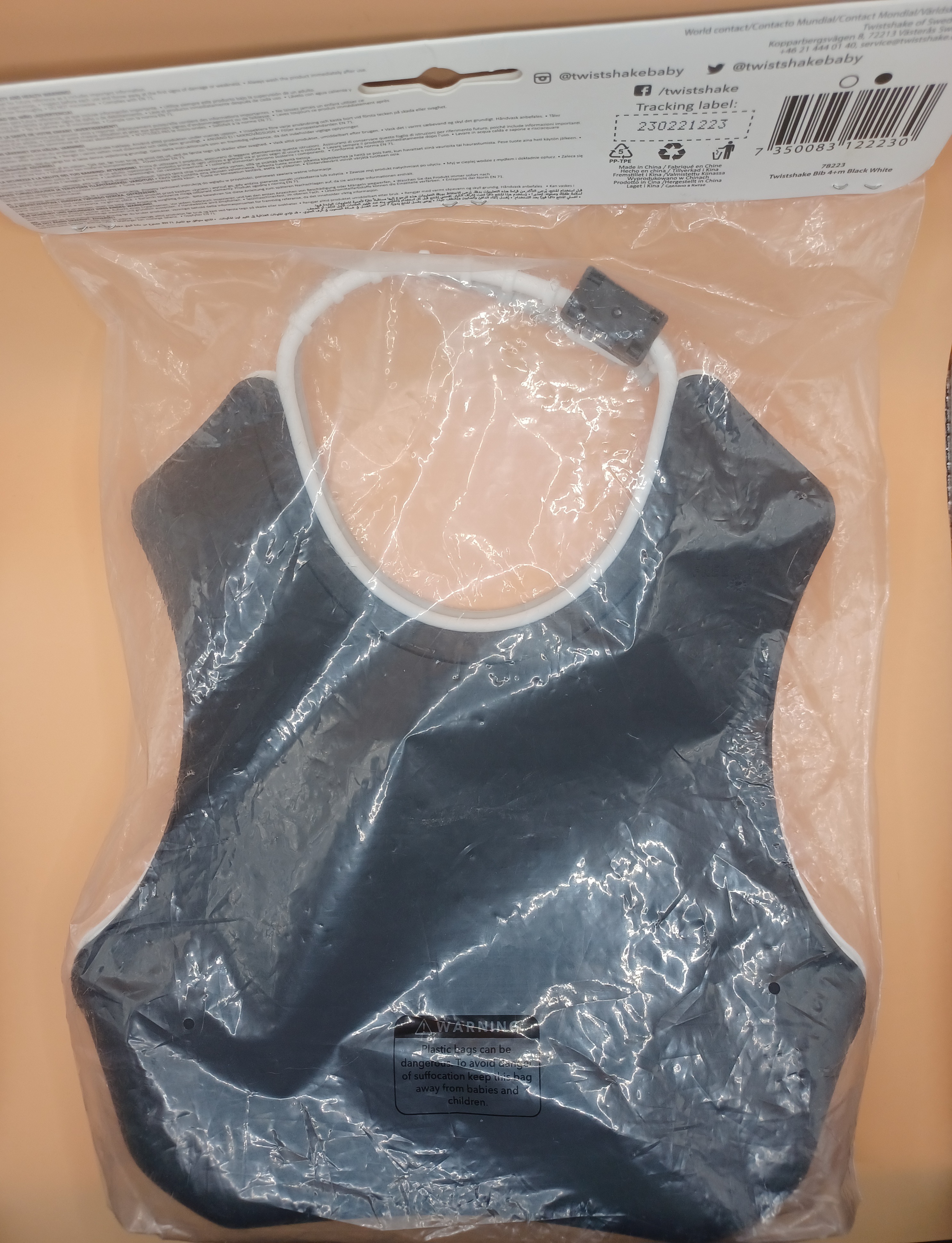 Lot de 2 Bavoirs souple  twistshake