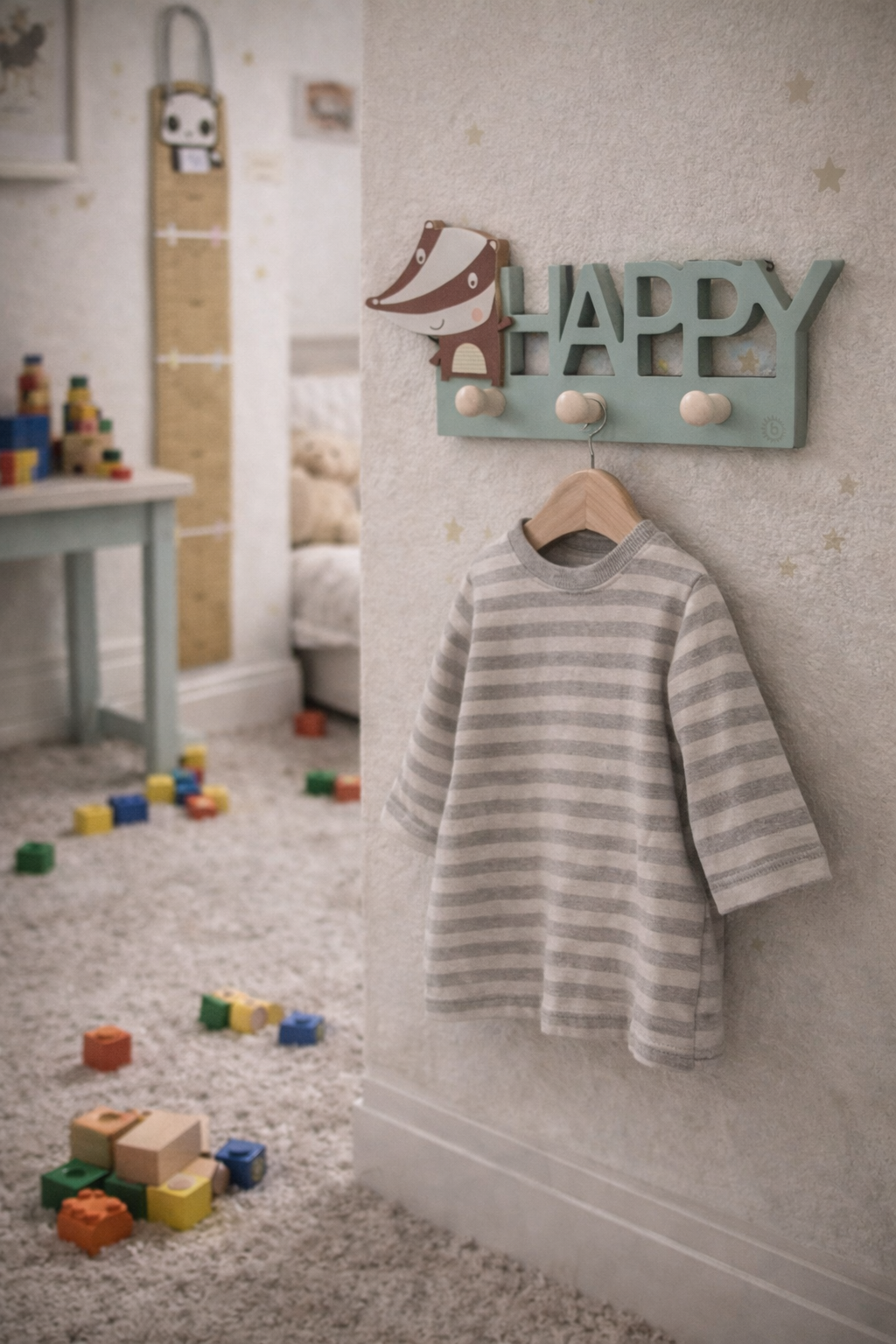 Porte-manteau mural Happy