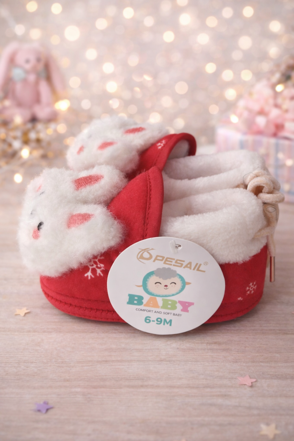 Chaussons Lapin Doux 6/9 mois