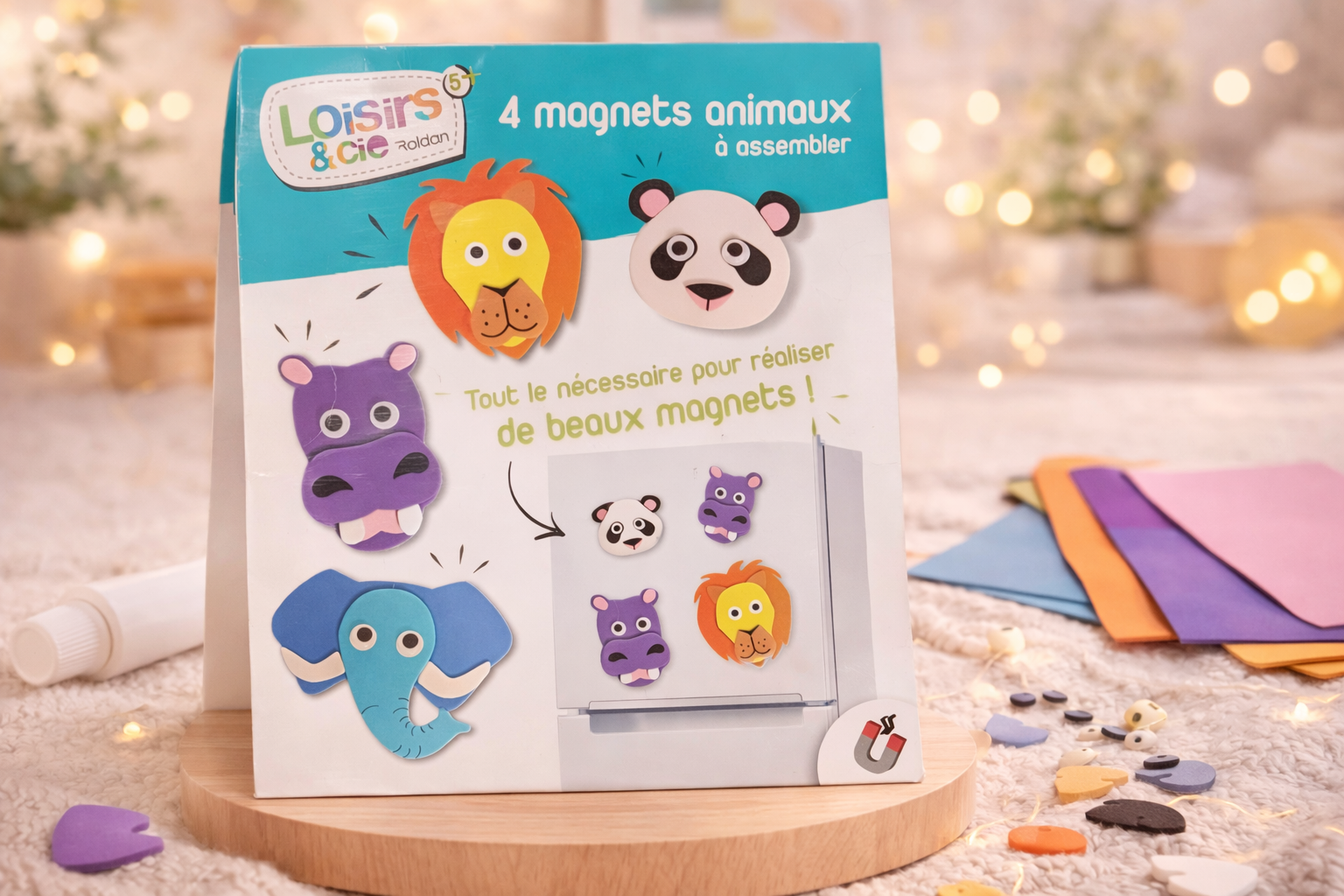 Kit magnets animaux à fabriquer soit-même 