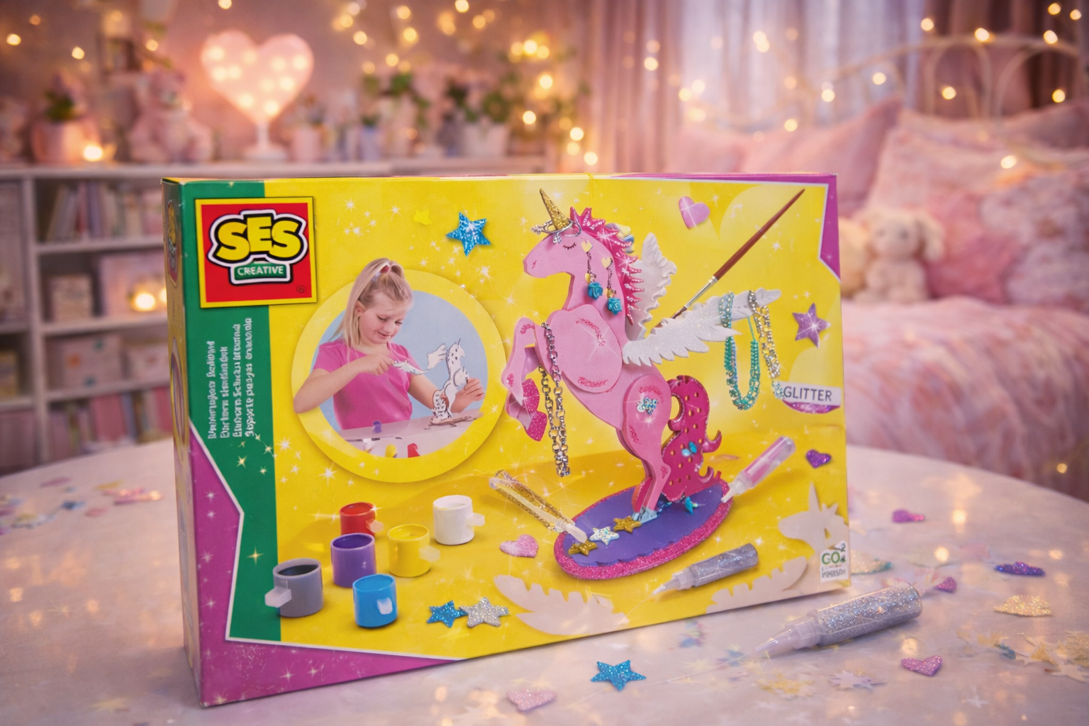 Kit Créatif Licorne à Peindre