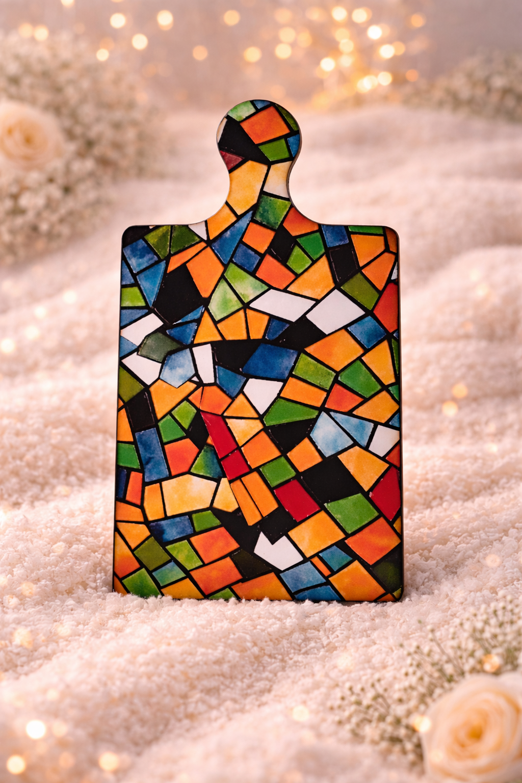 Planche à découper mosaïque