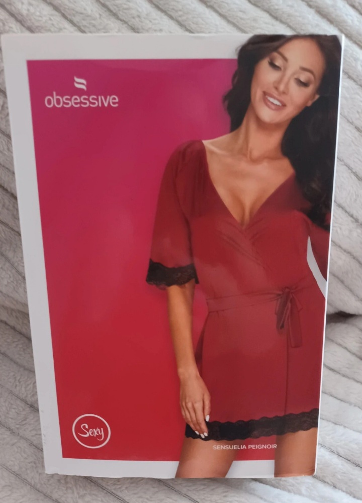 Peignoir sexy rouge taille S/M