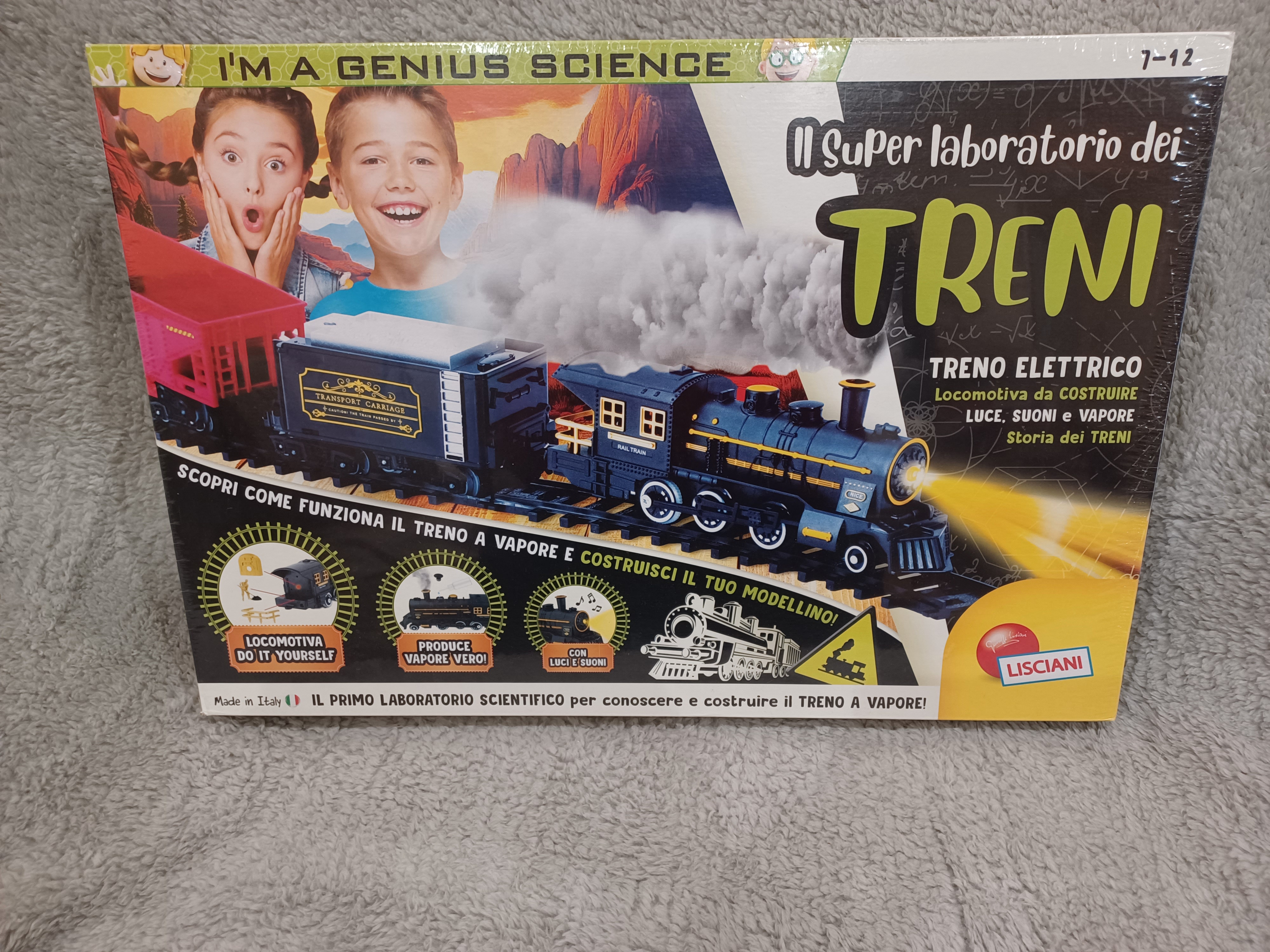 Super train laboratoire Treni (avec son , lumière et créer de la fumée)