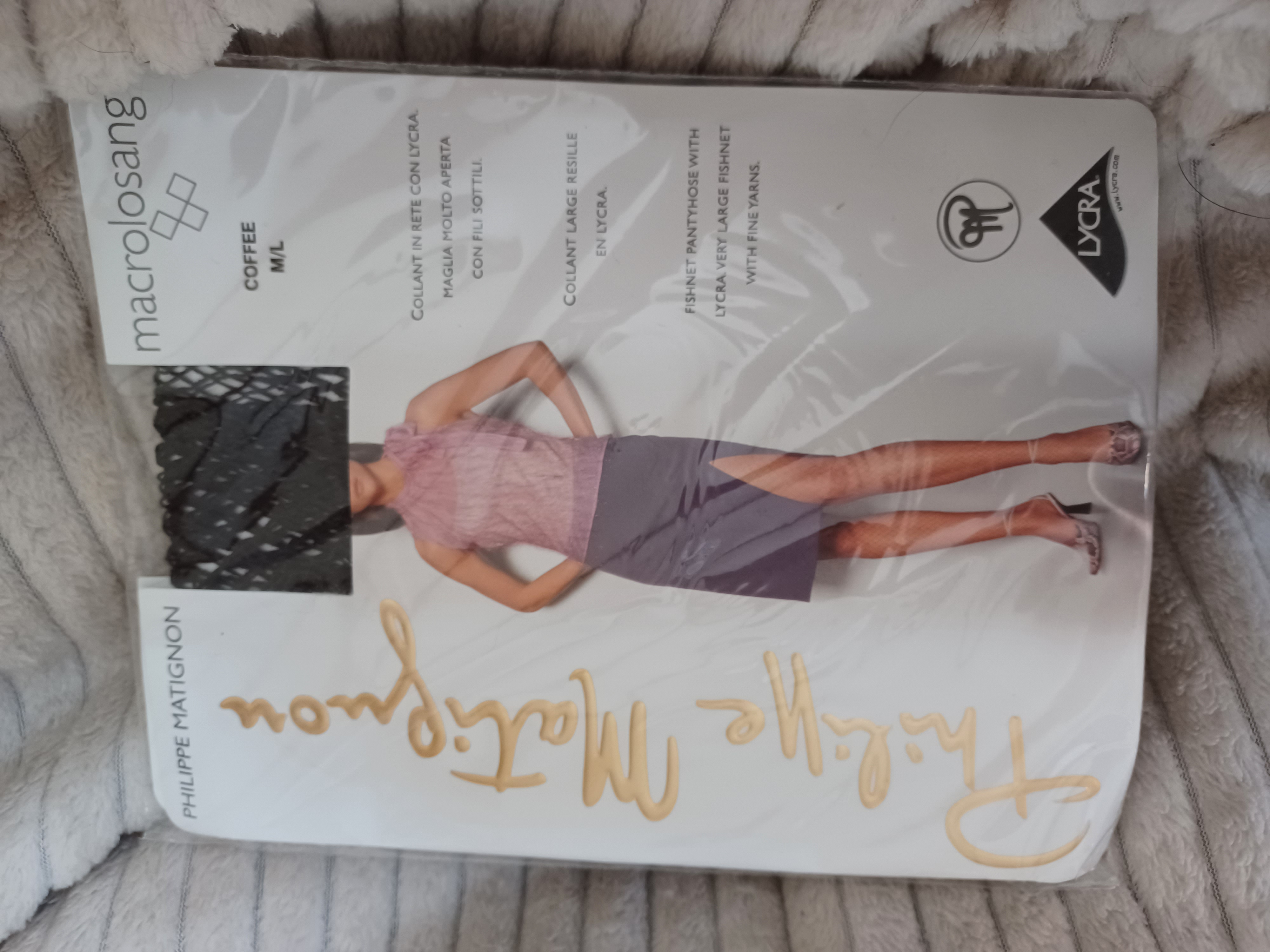 Collants noir en résille Macrolosang taille M/L