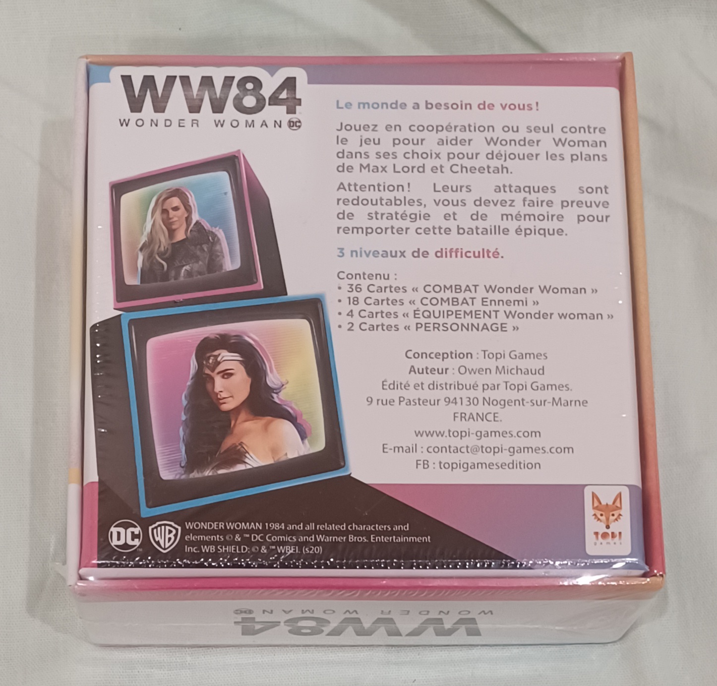 WW84 Wonder Woman - Jeu de Cartes