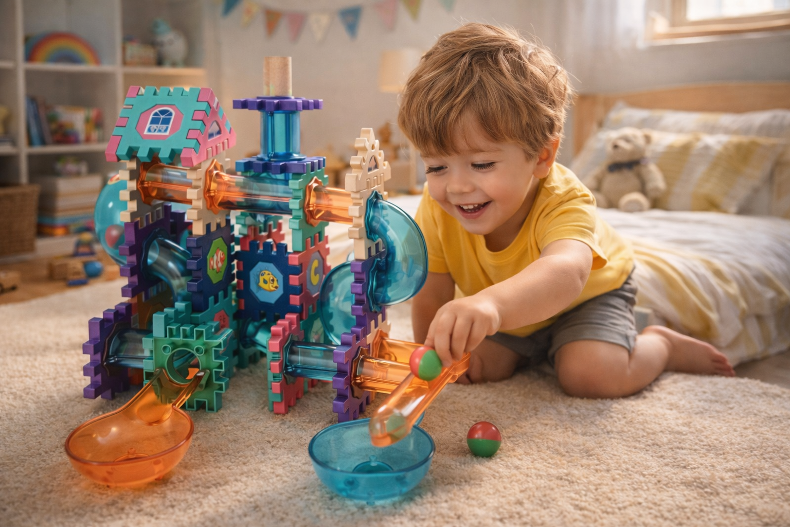 Jeu de construction Ball Track