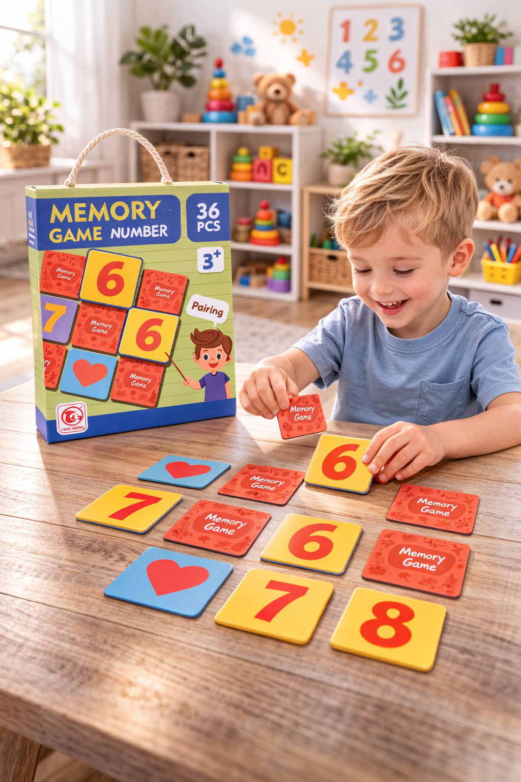 Jeu de Mémoire Chiffres