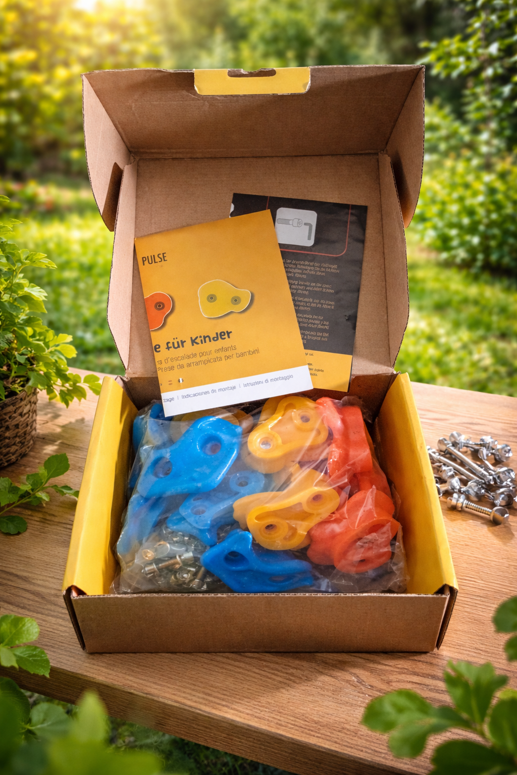 Prises d'escalade pour enfants