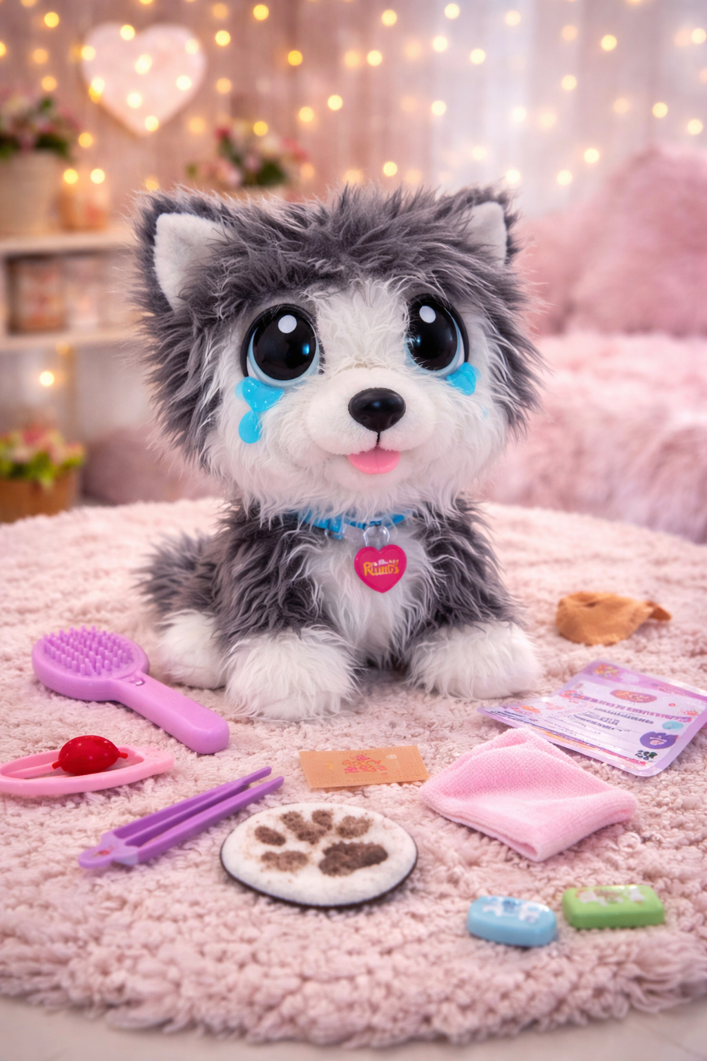 Peluches Rescue Runts Husky