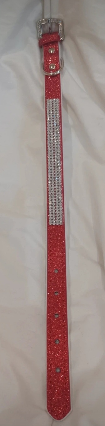 Collier de chien strassé